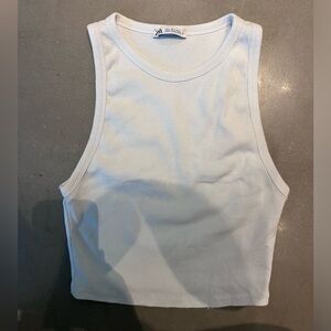 Large white Zara tank top